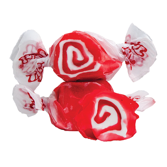 Red Licorice Swirls Taffy